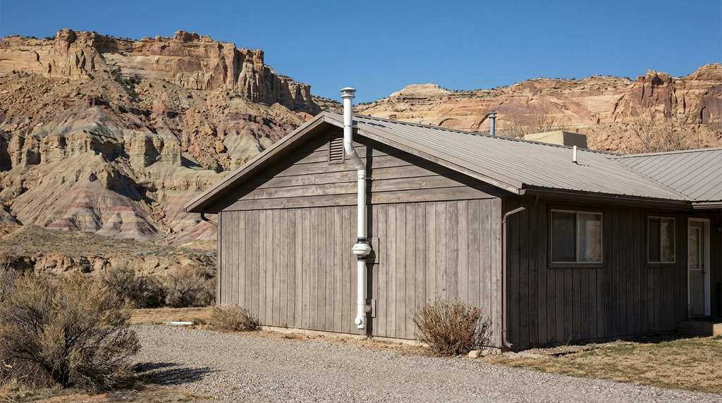 Radon system on a Clifton home