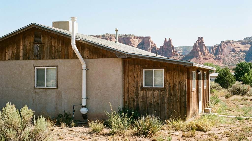 Radon system on a Fruita home