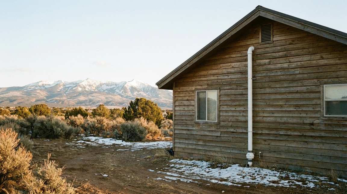 Radon system on a Montrose home